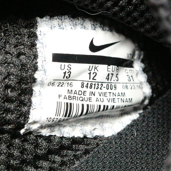 NIKE Air Presto 'All Black' Blackout Sneakers NEW Sz 13 US - Picture 11 of 11